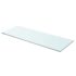 vidaXL Shelf Panel Glass Clear 80x30 cm
