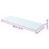 vidaXL Shelf Panel Glass Clear 80x30 cm - Image 3