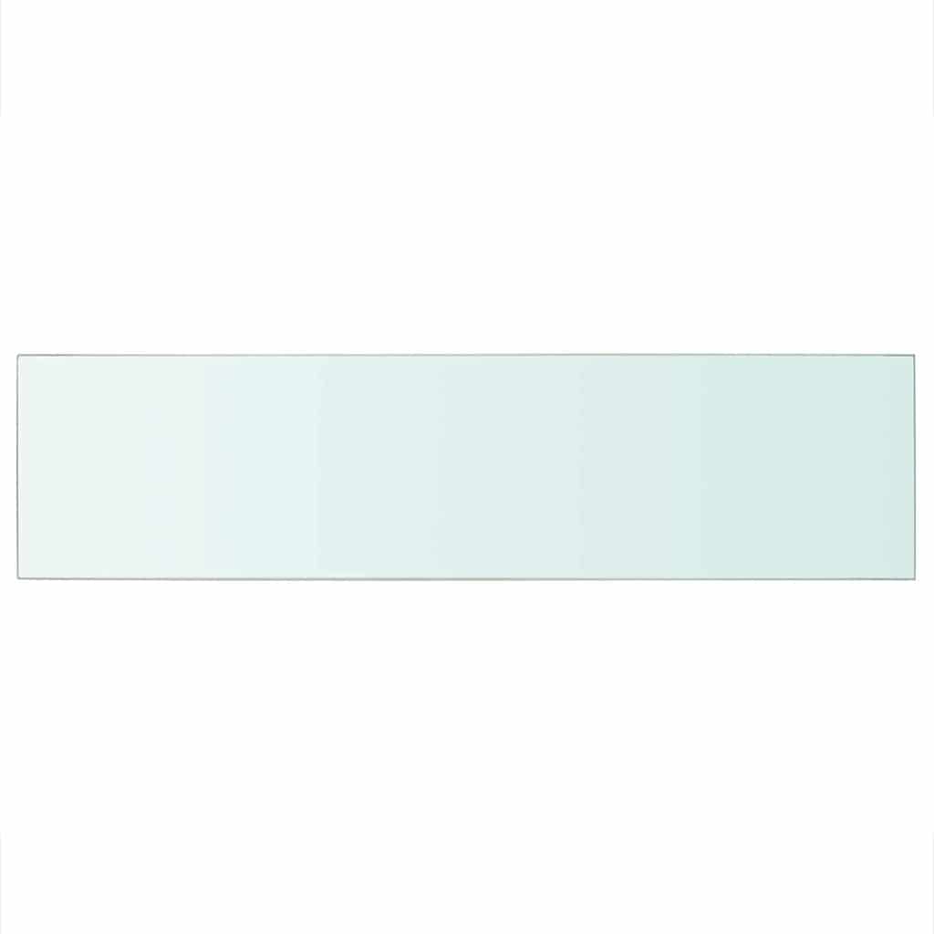 8718475527244_g_en_hd_1 vidaXL Shelf Panel Glass Clear 100x25 cm - Image 2