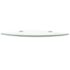 vidaXL Corner Shelf with Chrome Supports Glass Clear 25x25 cm - Image 3