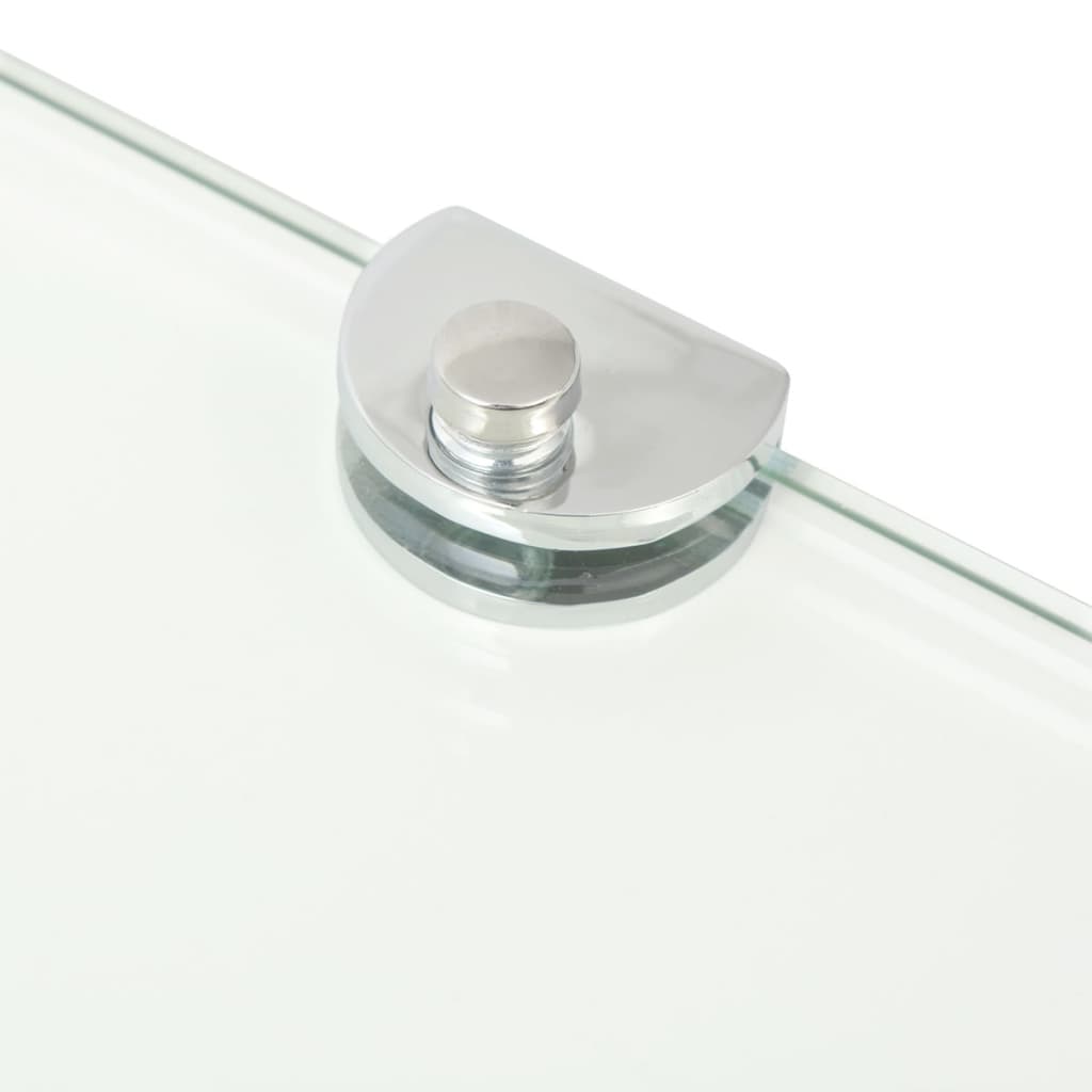 8718475527312_g_en_hd_4 vidaXL Corner Shelf with Chrome Supports Glass Clear 25x25 cm - Image 5