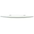 vidaXL Corner Shelf with Chrome Supports Glass Clear 35x35 cm - Image 3