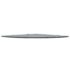 vidaXL Corner Shelf with Chrome Supports Glass Black 45x45 cm - Image 3