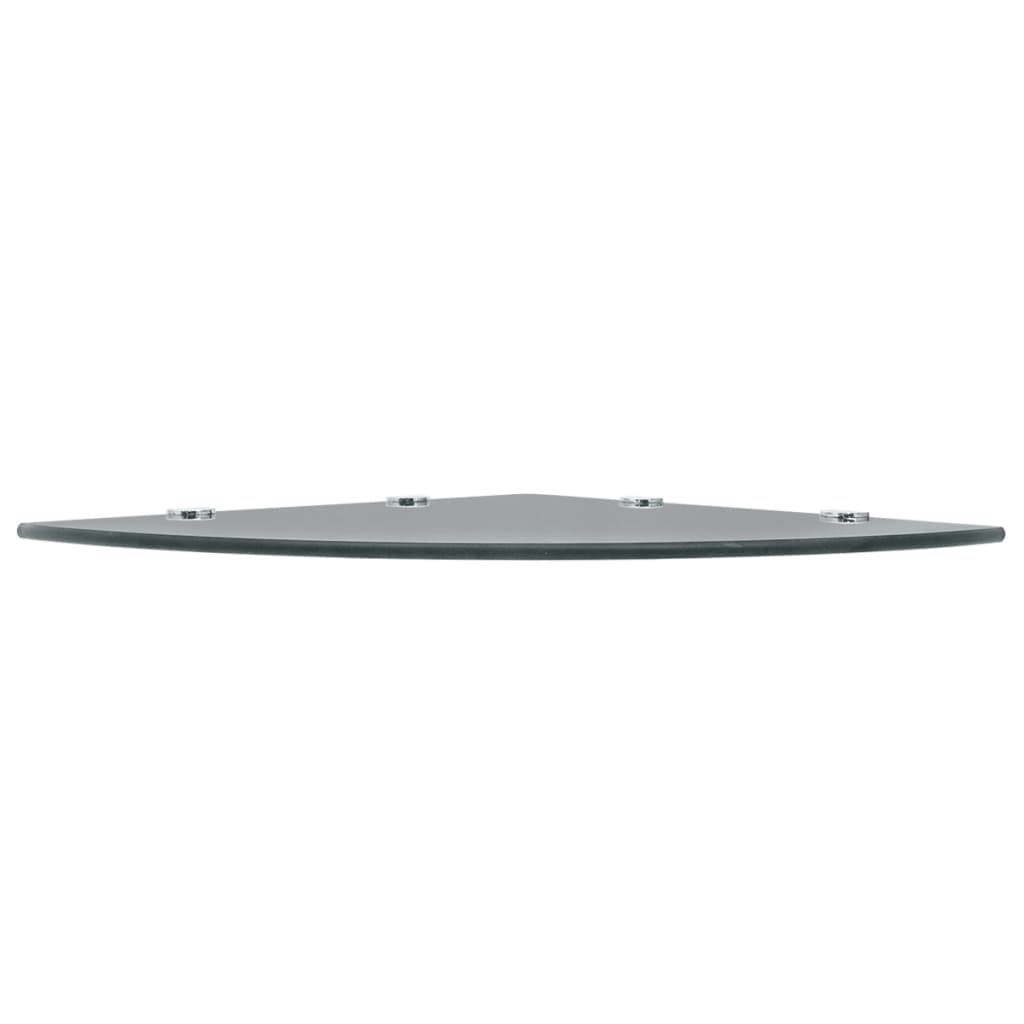8718475527367_g_en_hd_2 vidaXL Corner Shelf with Chrome Supports Glass Black 45x45 cm - Image 3
