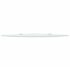 vidaXL Corner Shelf with Chrome Supports Glass White 25x25 cm - Image 3