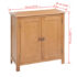 vidaXL Sideboard 70x35x75 cm Solid Oak Wood - Image 7
