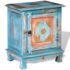vidaXL Nightstand Solid Mango Wood Blue - Image 4