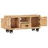 vidaXL TV Cabinet Rough Mango Wood 110x30x50 cm - Image 4