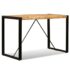 vidaXL Dining Table Solid Rough Mango Wood 120 cm - Image 2