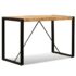 vidaXL Dining Table Solid Rough Mango Wood 120 cm - Image 3