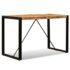 vidaXL Dining Table Solid Rough Mango Wood 120 cm - Image 4