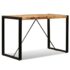 vidaXL Dining Table Solid Rough Mango Wood 120 cm - Image 5
