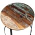 vidaXL Coffee Table Set 2 Pieces Solid Reclaimed Wood Round 40/50cm - Image 6