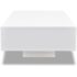 vidaXL Coffee Table High Gloss White - Image 5