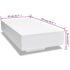 vidaXL Coffee Table High Gloss White - Image 6