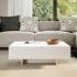 vidaXL Coffee Table High Gloss White - Image 3