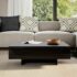 vidaXL Coffee Table High Gloss Black - Image 3