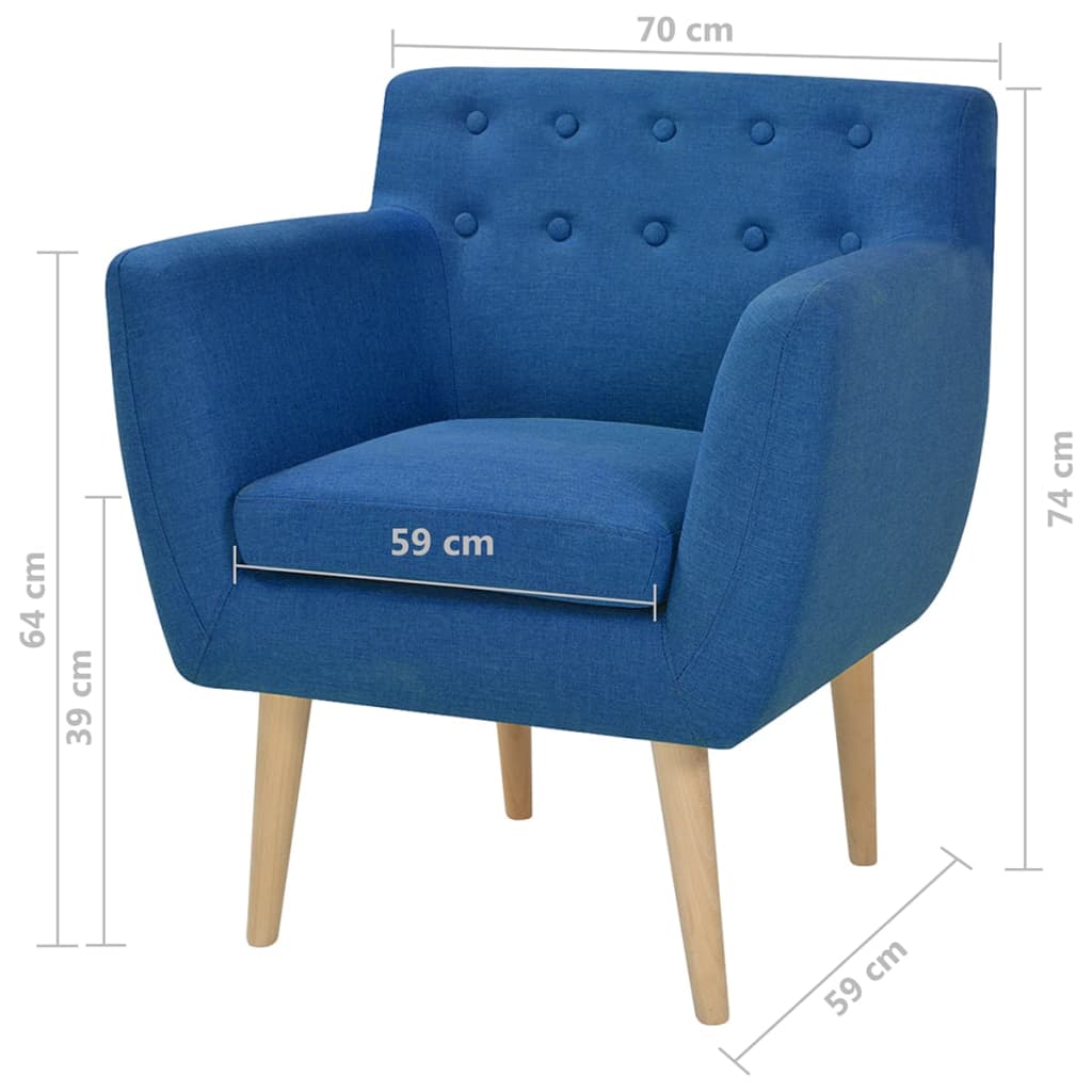 8718475529408_g_en_hd_4 vidaXL Armchair Blue Fabric - Image 5