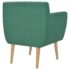 vidaXL Armchair Green Fabric - Image 3