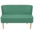 vidaXL Sofa Fabric 117x55.5x77 cm Green - Image 2