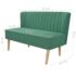 vidaXL Sofa Fabric 117x55.5x77 cm Green - Image 4