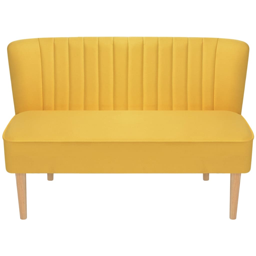 8718475529477_g_en_hd_1 vidaXL Sofa Fabric 117x55.5x77 cm Yellow - Image 2