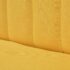 vidaXL Sofa Fabric 117x55.5x77 cm Yellow - Image 3