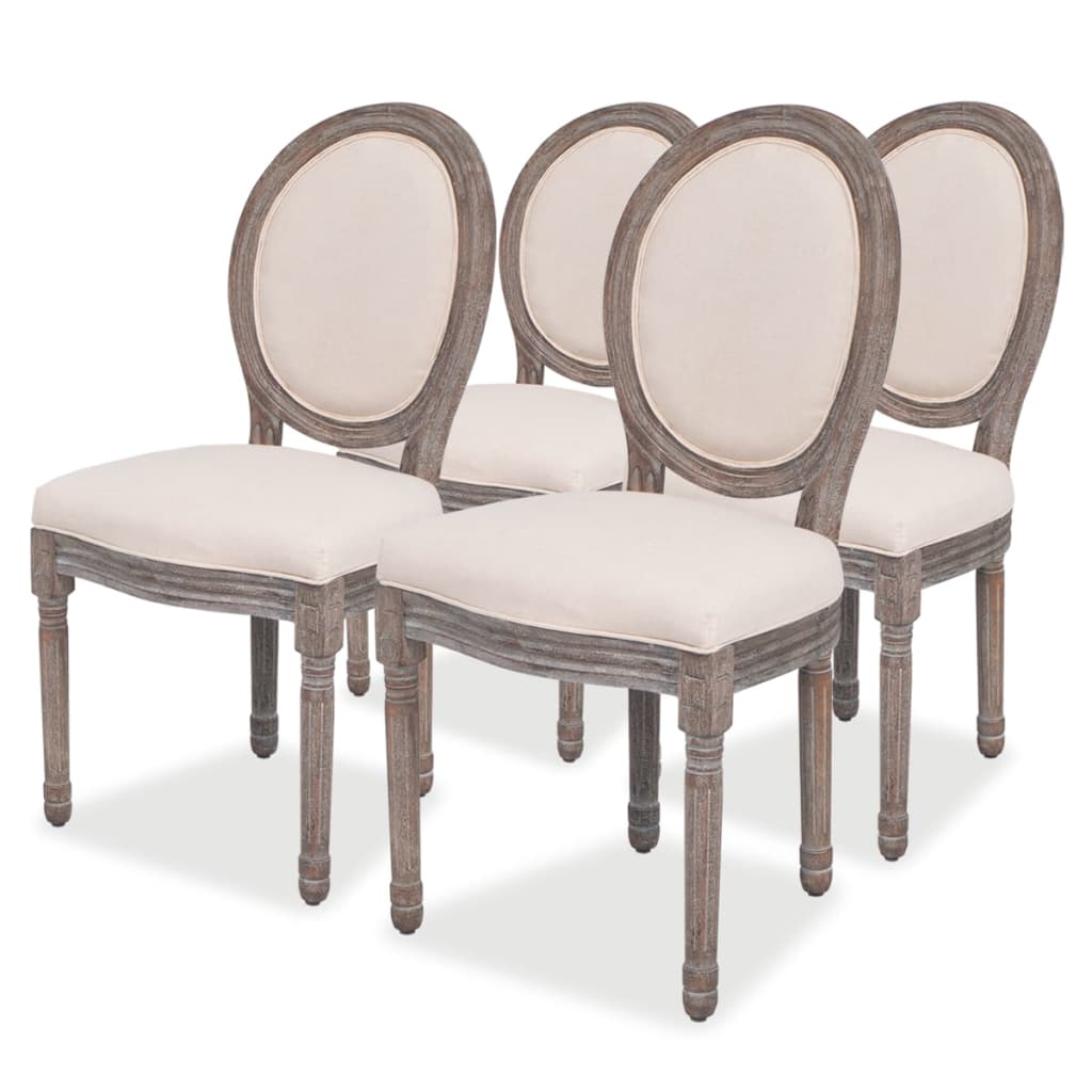 8718475529613_a_en_hd_1 vidaXL Dining Chairs 4 pcs Cream Fabric - Image 1