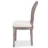 vidaXL Dining Chairs 4 pcs Cream Fabric - Image 4