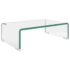vidaXL TV Stand/Monitor Riser Glass Clear 40x25x11 cm - Image 2