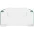 vidaXL TV Stand/Monitor Riser Glass Clear 40x25x11 cm - Image 5