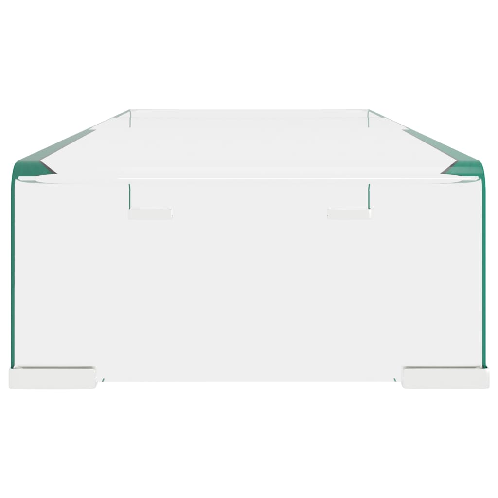 8718475529989_g_en_hd_2 vidaXL TV Stand/Monitor Riser Glass Clear 60x25x11 cm - Image 5