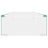 vidaXL TV Stand/Monitor Riser Glass Clear 80x30x13 cm - Image 5