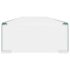 vidaXL TV Stand/Monitor Riser Glass Clear 120x30x13 cm - Image 5