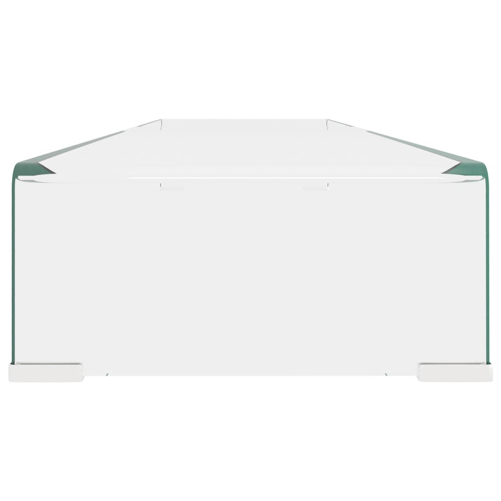 8718475530046_g_en_hd_2 vidaXL TV Stand/Monitor Riser Glass Clear 120x30x13 cm - Image 5
