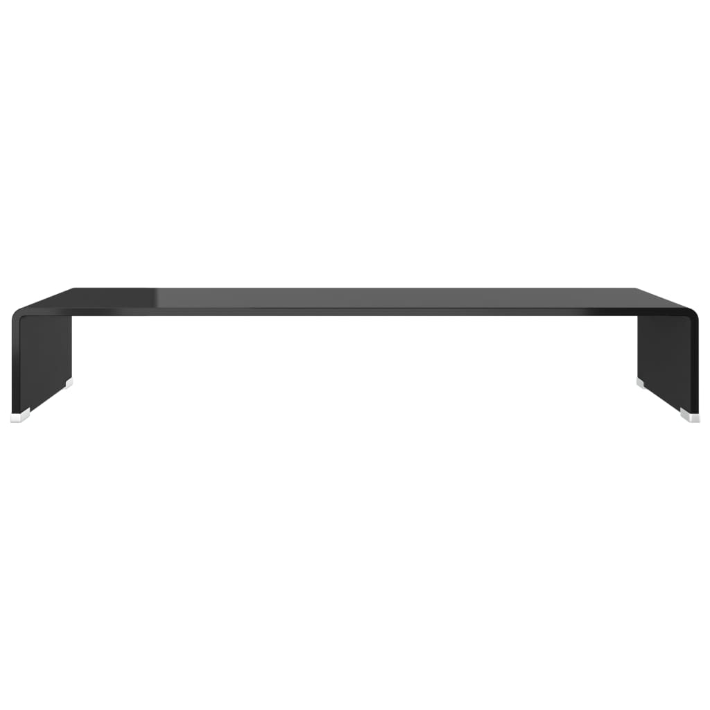 8718475530084_g_en_hd_1 vidaXL TV Stand/Monitor Riser Glass Black 80x30x13 cm - Image 4