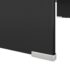 vidaXL TV Stand/Monitor Riser Glass Black 80x30x13 cm - Image 6