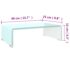 vidaXL TV Stand/Monitor Riser Glass Green 40x25x11 cm - Image 7