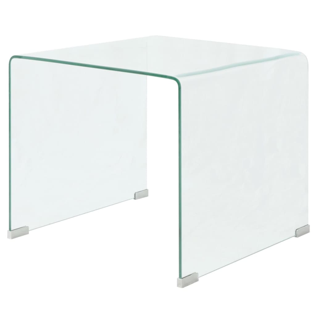 8718475530572_a_en_hd_1 vidaXL Coffee Table Tempered Glass 49.5x50x45 cm Clear - Image 1