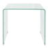 vidaXL Coffee Table Tempered Glass 49.5x50x45 cm Clear - Image 2