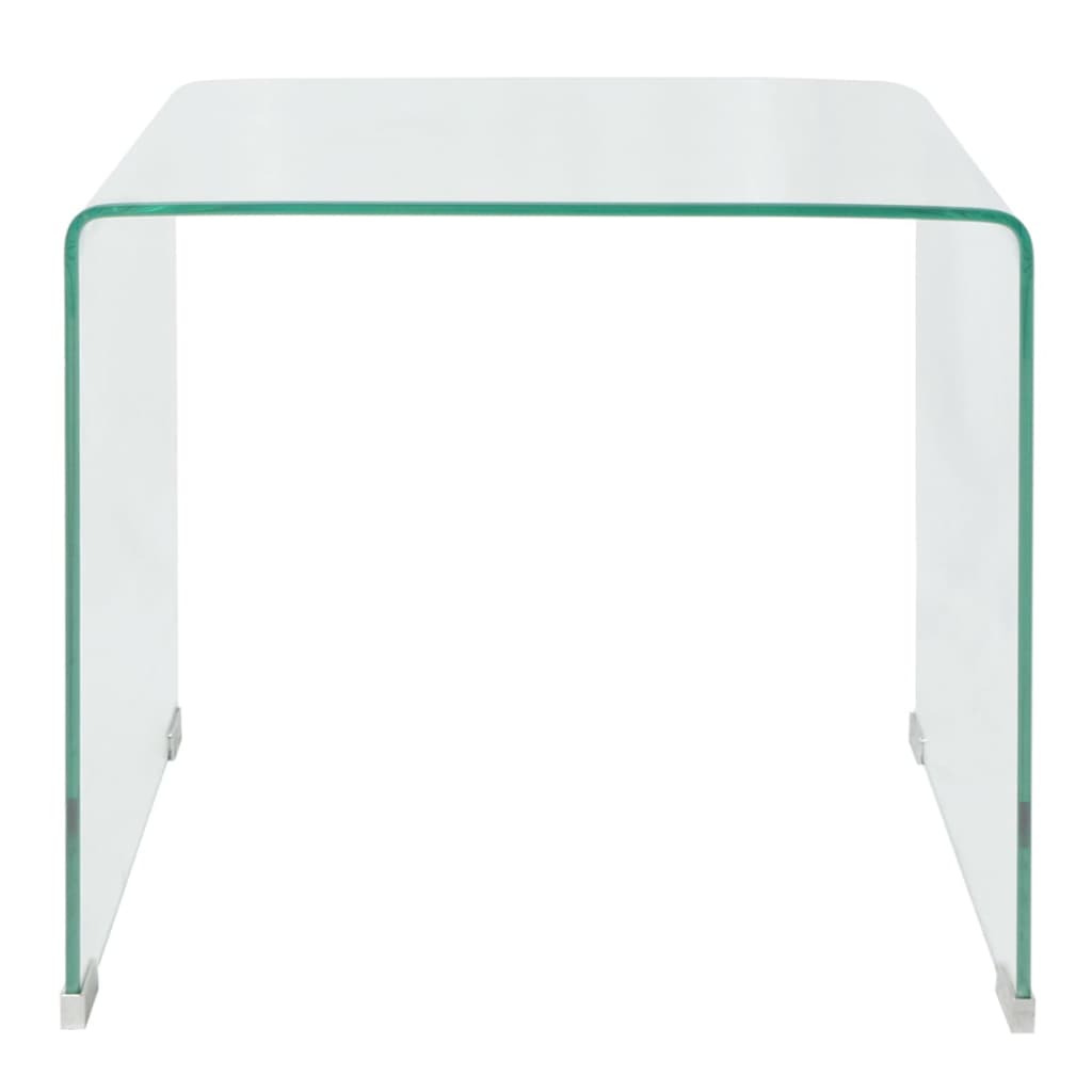8718475530572_g_en_hd_1 vidaXL Coffee Table Tempered Glass 49.5x50x45 cm Clear - Image 2