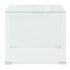 vidaXL Coffee Table Tempered Glass 49.5x50x45 cm Clear - Image 3