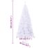 vidaXL Artificial Christmas Tree L 240 cm White - Image 7