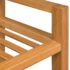 vidaXL Shoe Rack with 2 Shelves 50x27x40 cm Solid Oak Wood - Image 4