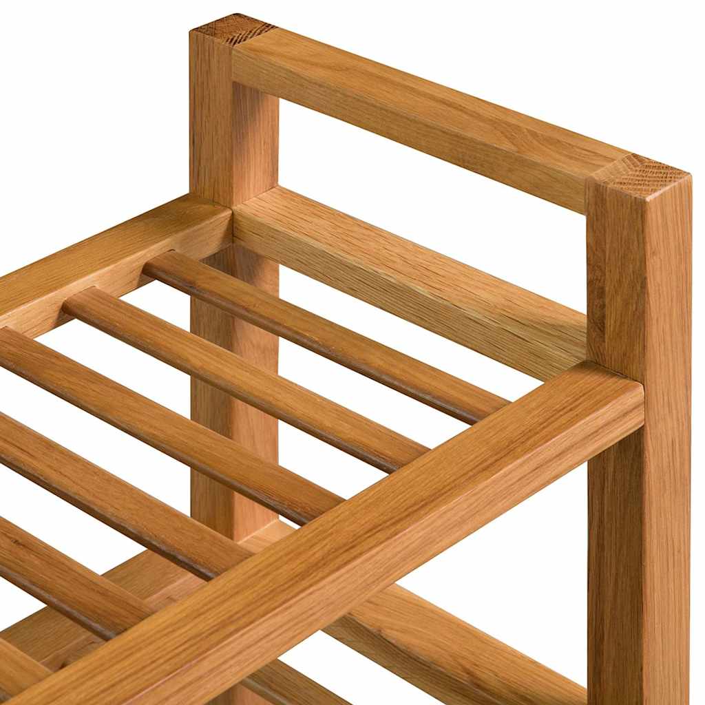 8718475530787_g_en_hd_3 vidaXL Shoe Rack with 3 Shelves 100x27x60 cm Solid Oak Wood - Image 4