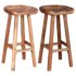vidaXL Bar Stools 2 pcs Solid Acacia Wood - Image 2