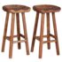 vidaXL Bar Stools 2 pcs Solid Acacia Wood - Image 3