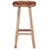 vidaXL Bar Stools 2 pcs Solid Acacia Wood - Image 6