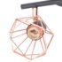 vidaXL Ceiling Lamp with 2 Spotlights E14 Black and Copper - Image 3