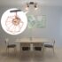 vidaXL Ceiling Lamp with 2 Spotlights E14 Black and Copper - Image 4